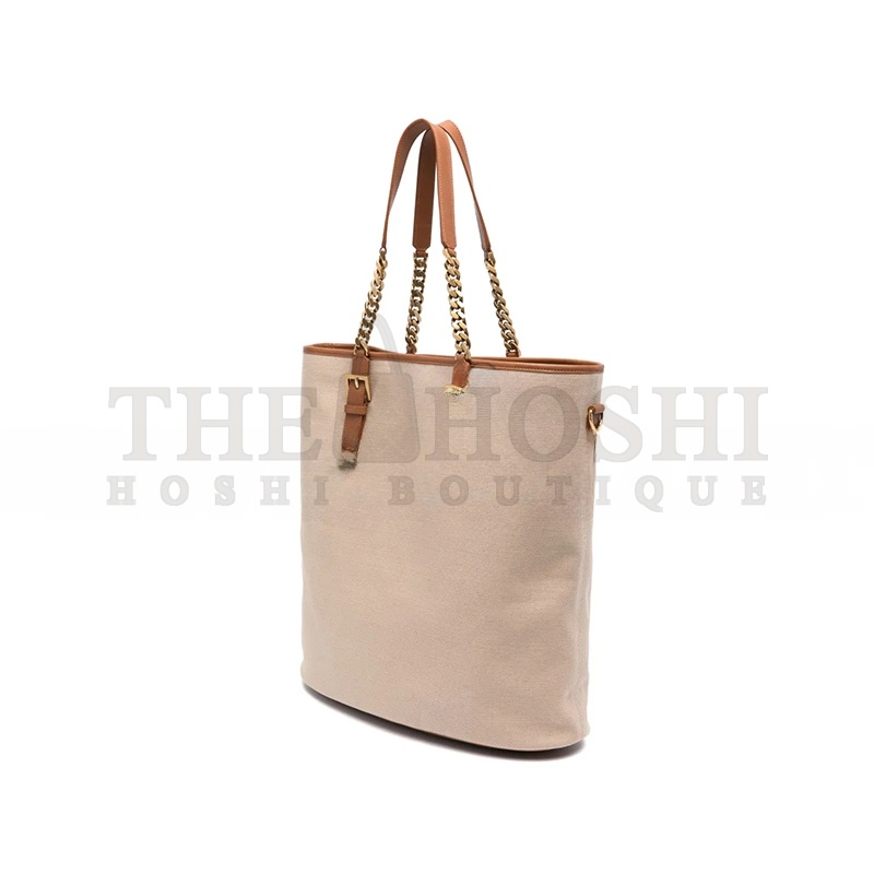 Y51 LAURENT SHOPPING TOTE BAG IN DESERT DUST&amp;BRICK 781302FAC7T (36*38*15cm) Master Quality